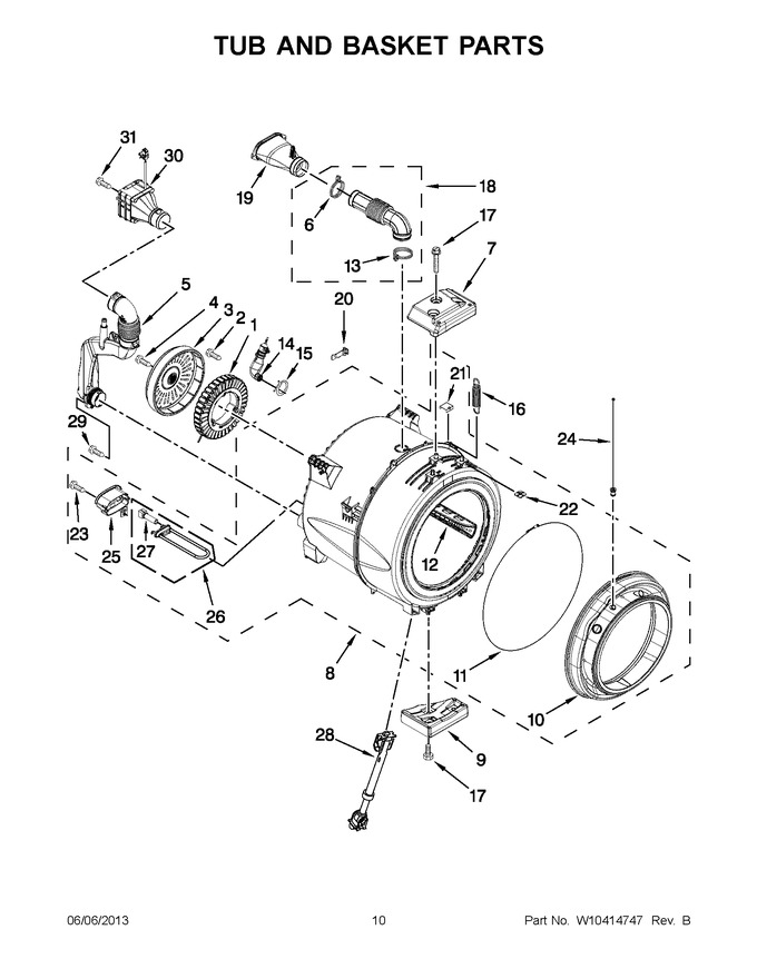 Diagram for WFW97HEXR2
