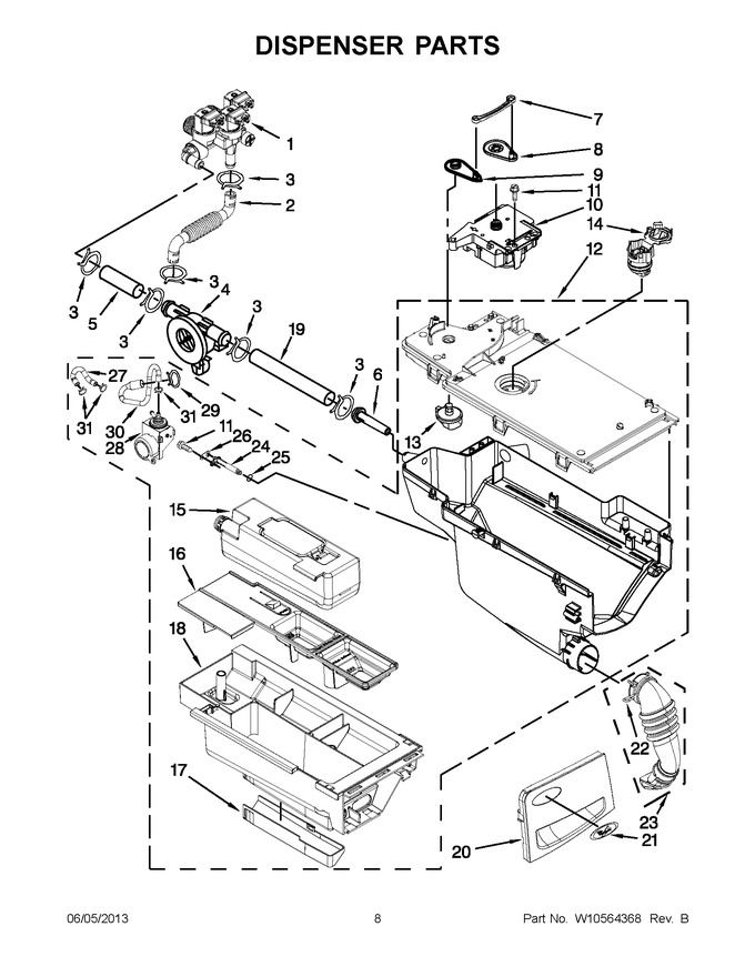 Diagram for WFW97HEXL3