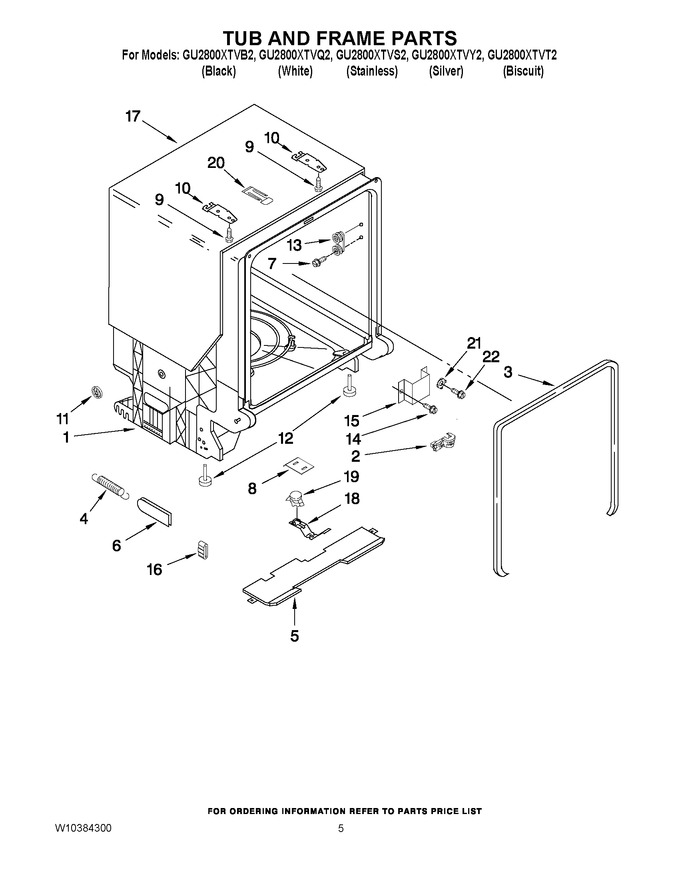 Diagram for GU2800XTVY2