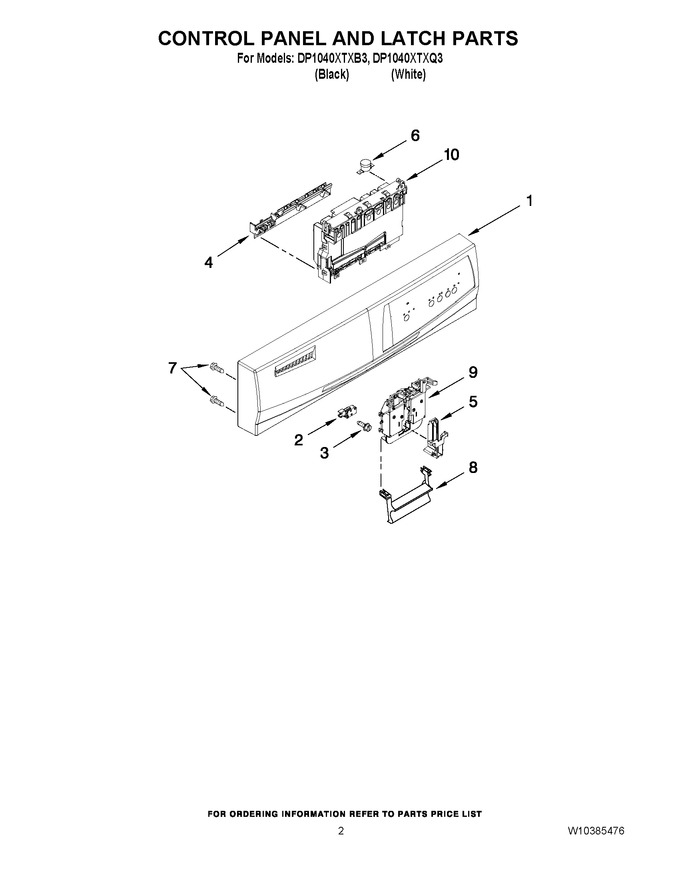 Diagram for DP1040XTXB3
