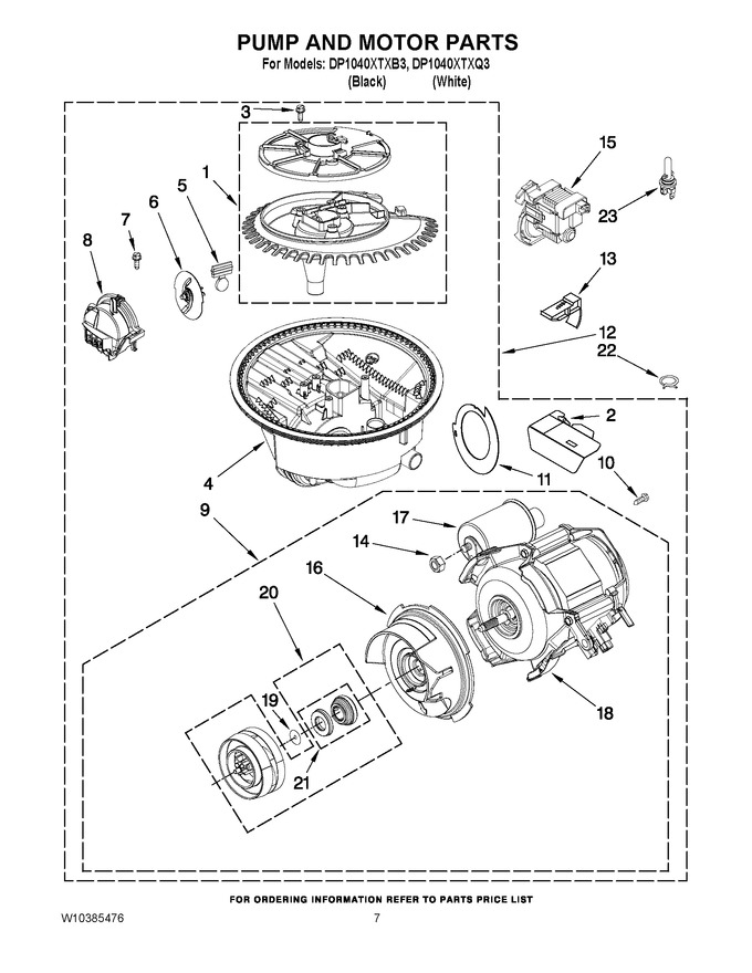 Diagram for DP1040XTXB3