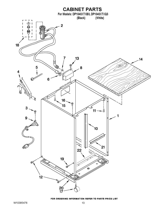 Diagram for DP1040XTXQ3