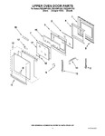 Diagram for 03 - Upper Oven Door Parts
