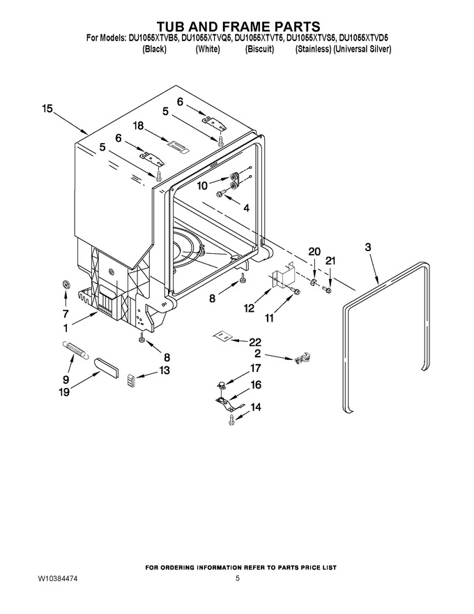 Diagram for DU1055XTVQ5