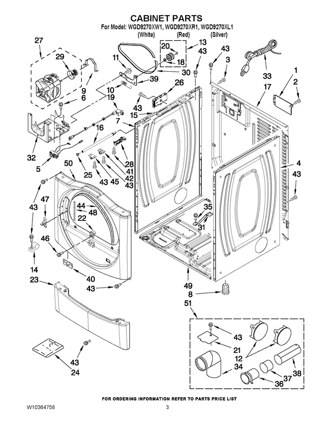 Diagram for WGD9270XW1