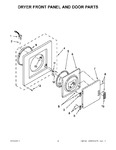 Diagram for 02 - Dryer Front Panel And Door Parts