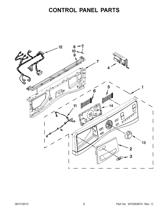 Diagram for WFW94HEXL0