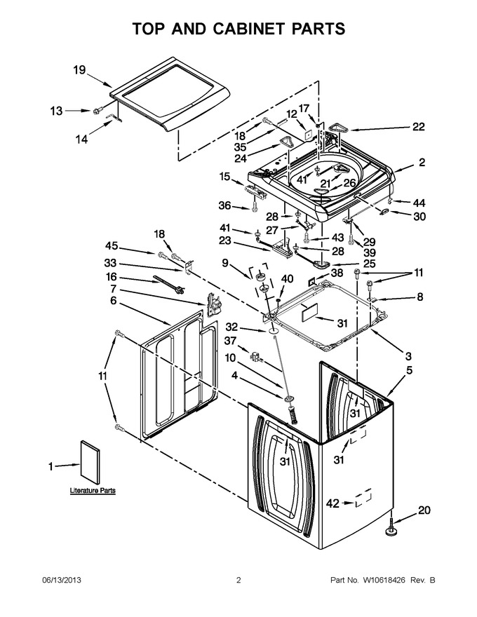 Diagram for WTW8100BW0