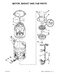 Diagram for 02 - Motor, Basket And Tub Parts