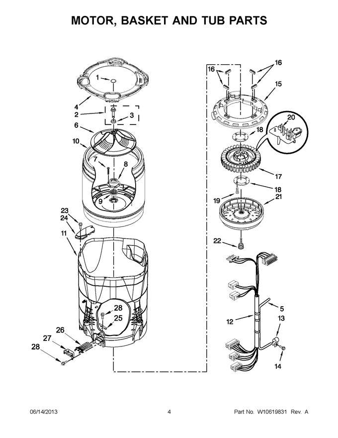 Diagram for WTW8900BW0