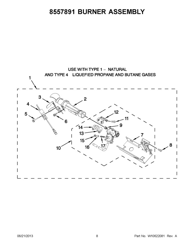 Diagram for WGD8100BW0