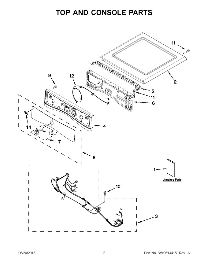 Diagram for WGD96HEAU1