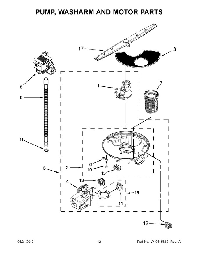 Diagram for WDF530PAYW6