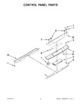 Diagram for 02 - Control Panel Parts