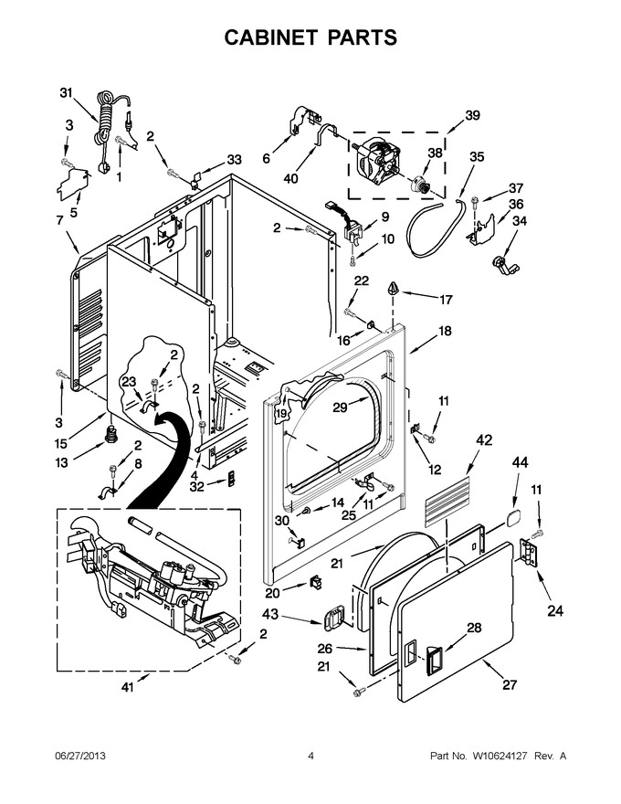 Diagram for WGD4910XQ4