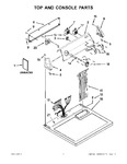 Diagram for 01 - Top And Console Parts
