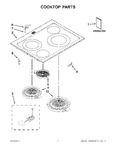 Diagram for 01 - Cooktop Parts