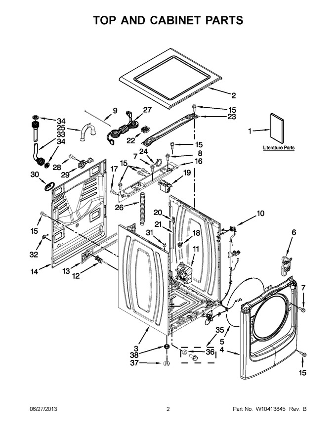 Diagram for WFW94HEXR2