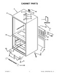 Diagram for 01 - Cabinet Parts