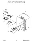 Diagram for 04 - Refrigerator Liner Parts