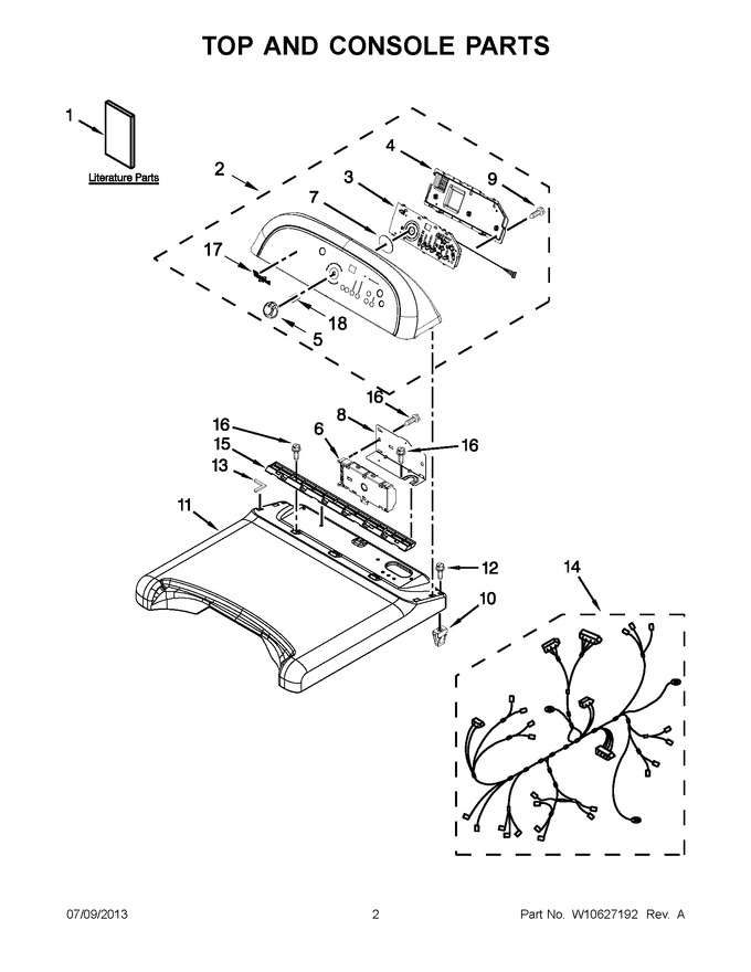 Diagram for YWED8100BW0