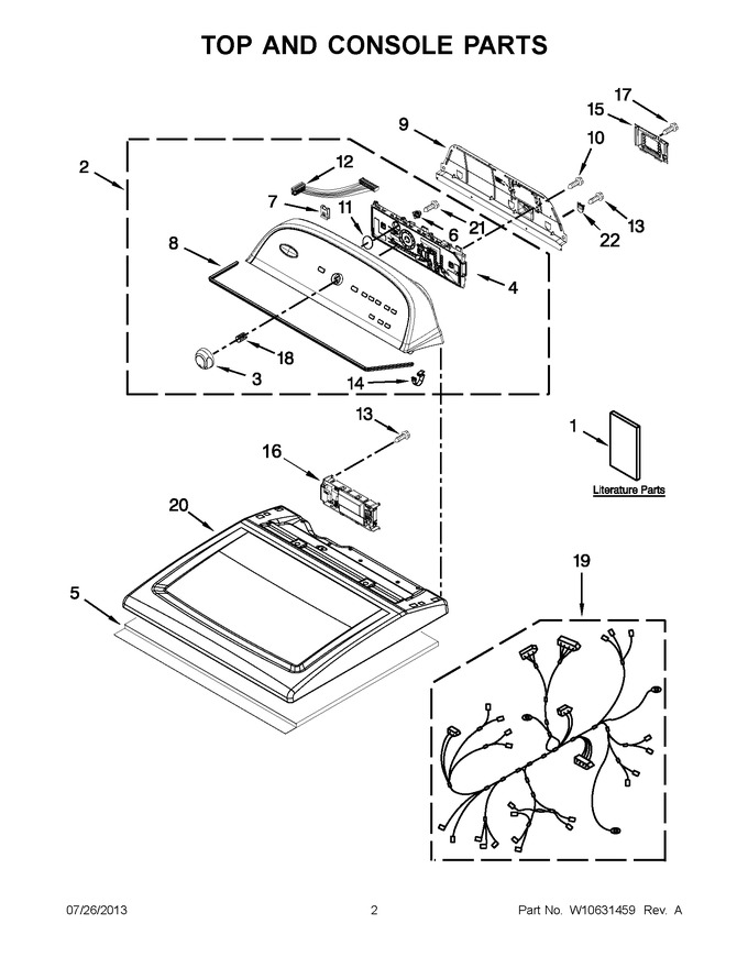 Diagram for WGD5500BW0