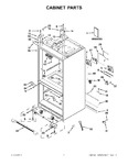 Diagram for 01 - Cabinet Parts