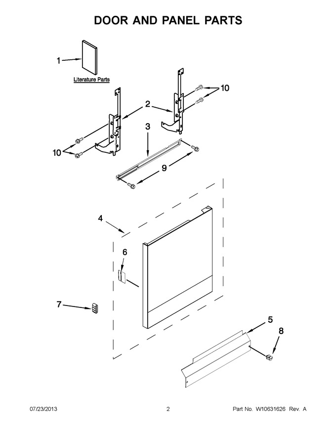 Diagram for WDP350PAAW3