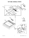 Diagram for 01 - Top And Console Parts