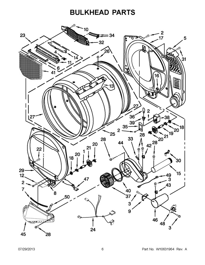 Diagram for WGD5800BW0