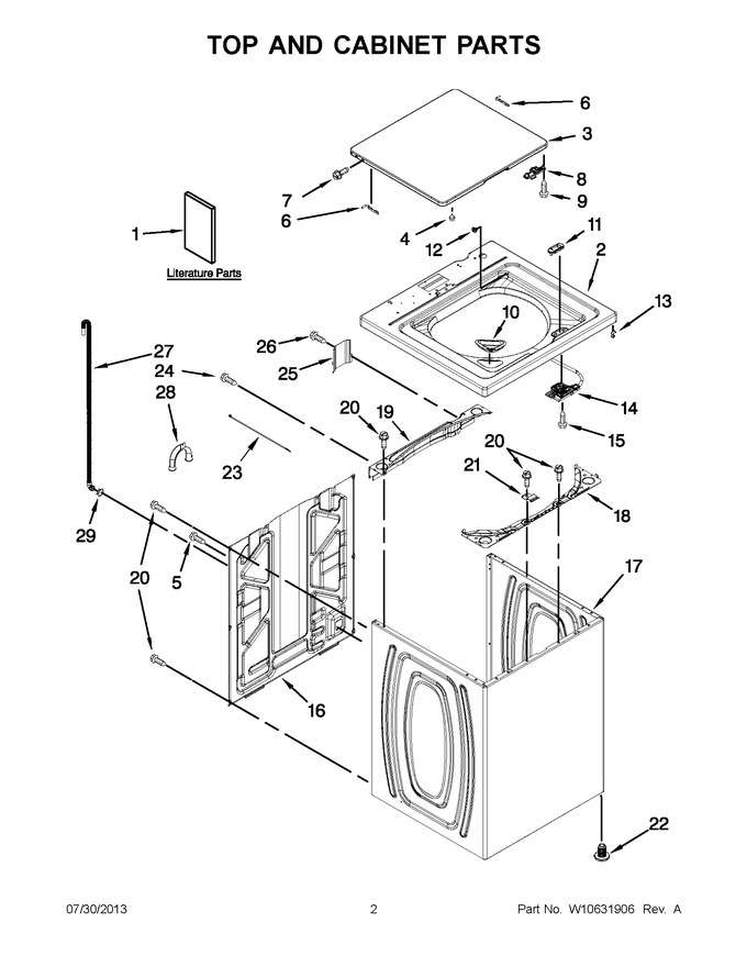 Diagram for WTW4800BQ0