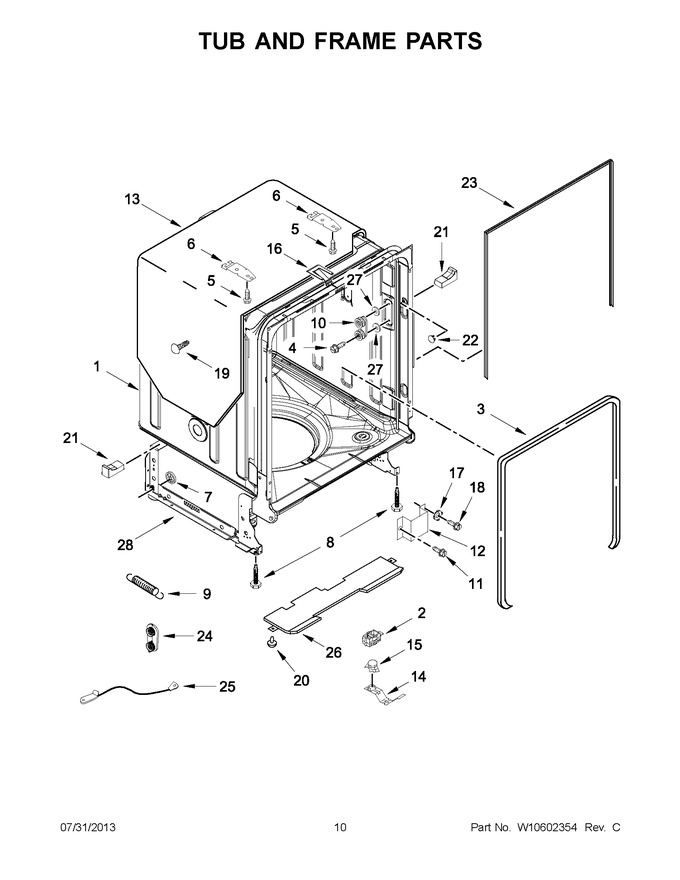 Diagram for WDT790SLYM2