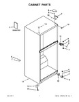 Diagram for 01 - Cabinet Parts