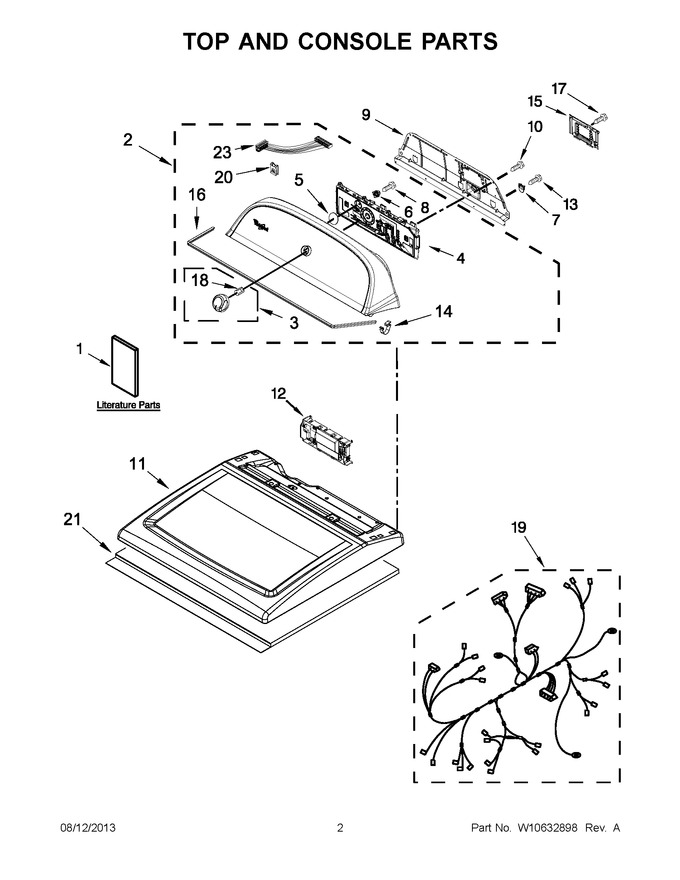 Diagram for YWED5500BW0