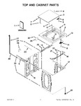 Diagram for 01 - Top And Cabinet Parts