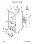 Diagram for 01 - Cabinet Parts