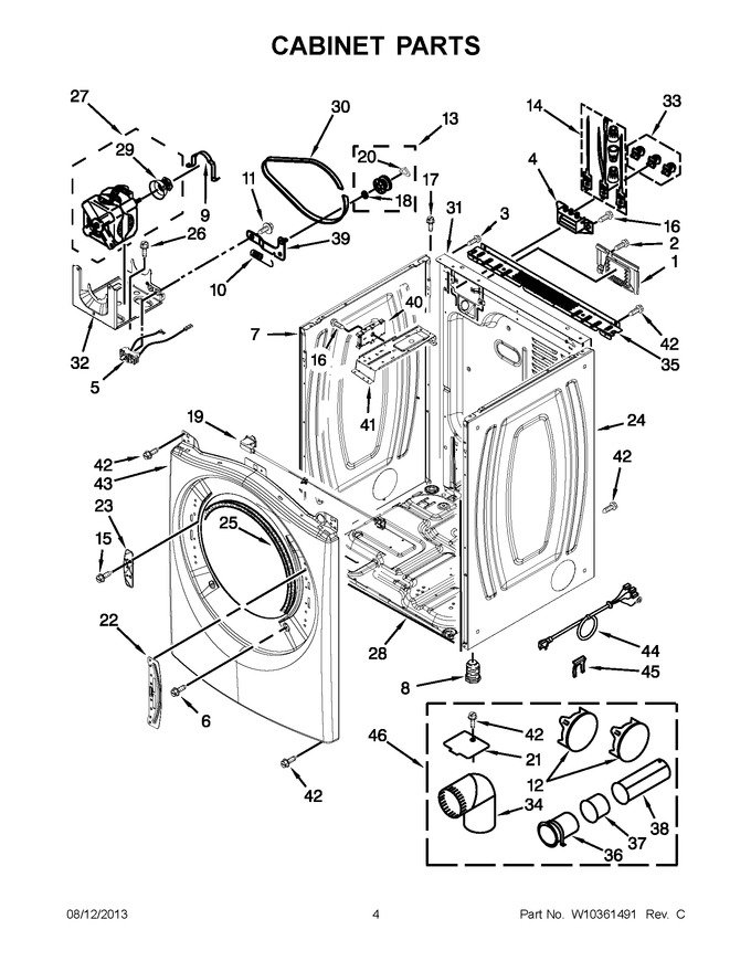 Diagram for YWED94HEXW0