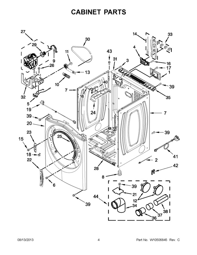 Diagram for YWED95HEXW2