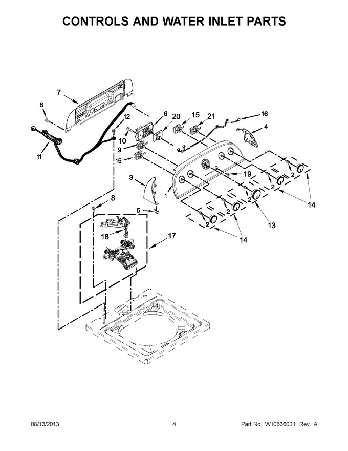 Diagram for WTW4900BW0