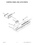 Diagram for 03 - Control Panel And Latch Parts