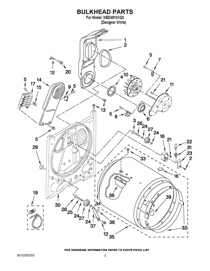 Diagram for WED4910XQ0