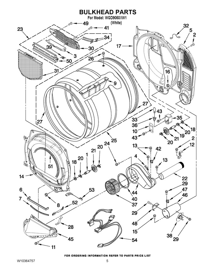 Diagram for WGD9050XW1