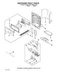 Diagram for 08 - Dispenser Front Parts