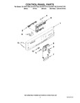 Diagram for 02 - Control Panel Parts