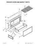 Diagram for 08 - Freezer Door And Basket Parts