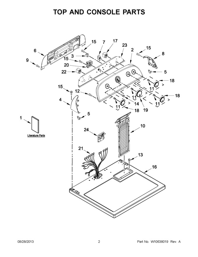Diagram for WGD4850BW0