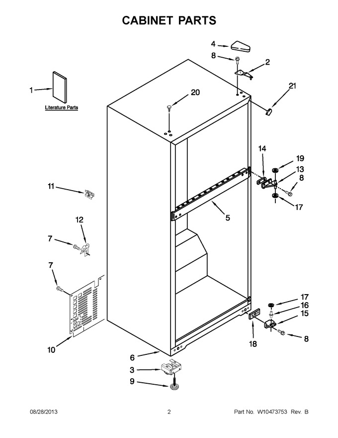 Diagram for W8RXCGFXQ02