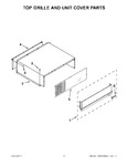 Diagram for 12 - Top Grille And Unit Cover Parts