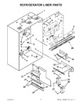 Diagram for 04 - Refrigerator Liner Parts