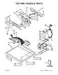 Diagram for 02 - Top And Console Parts